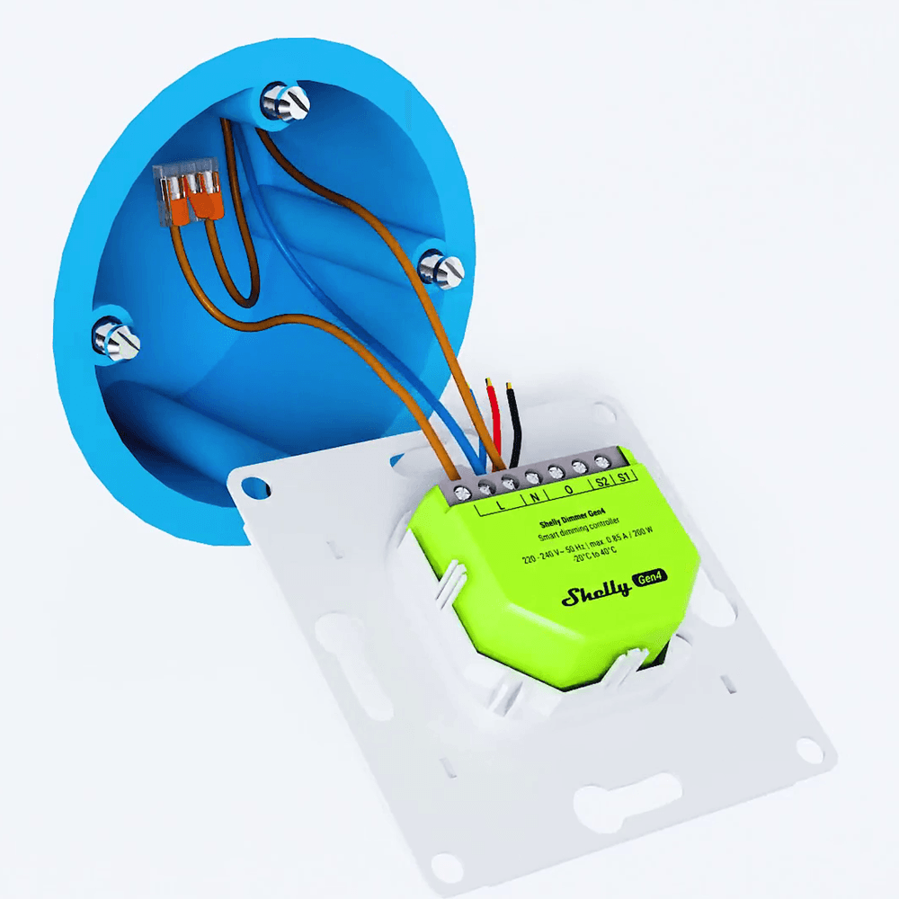 Regulador de Intensidade SHELLY Dimmer Gen4 (200 W - Sem Neutro) — miniatura 5