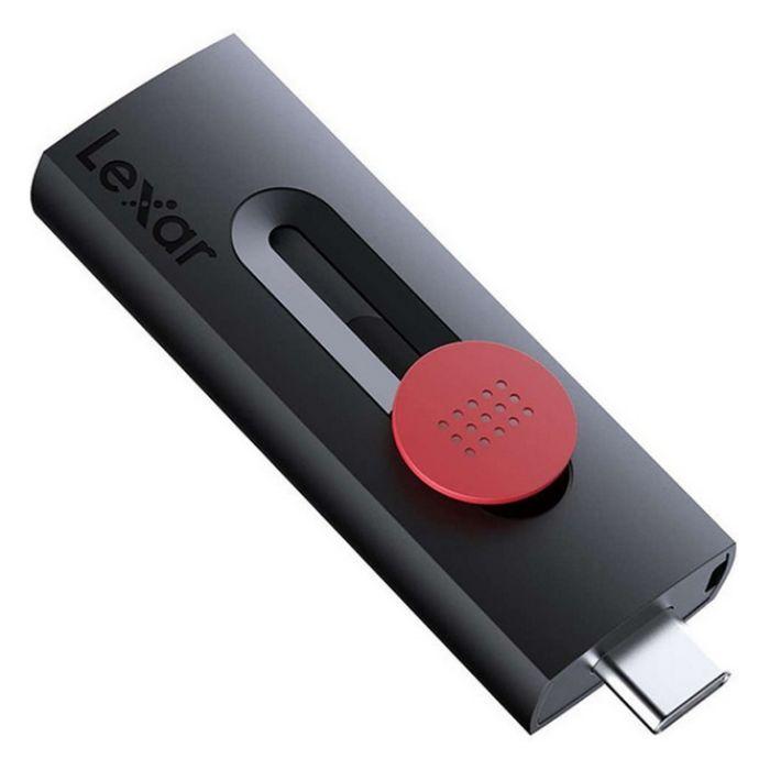 Pen USB LEXAR JumpDrive Dual Drive D300 (USB Tipo-A e USB Tipo-C - USB 3.2 Gen 1 - Deslizante - Preto), miniatura 4
