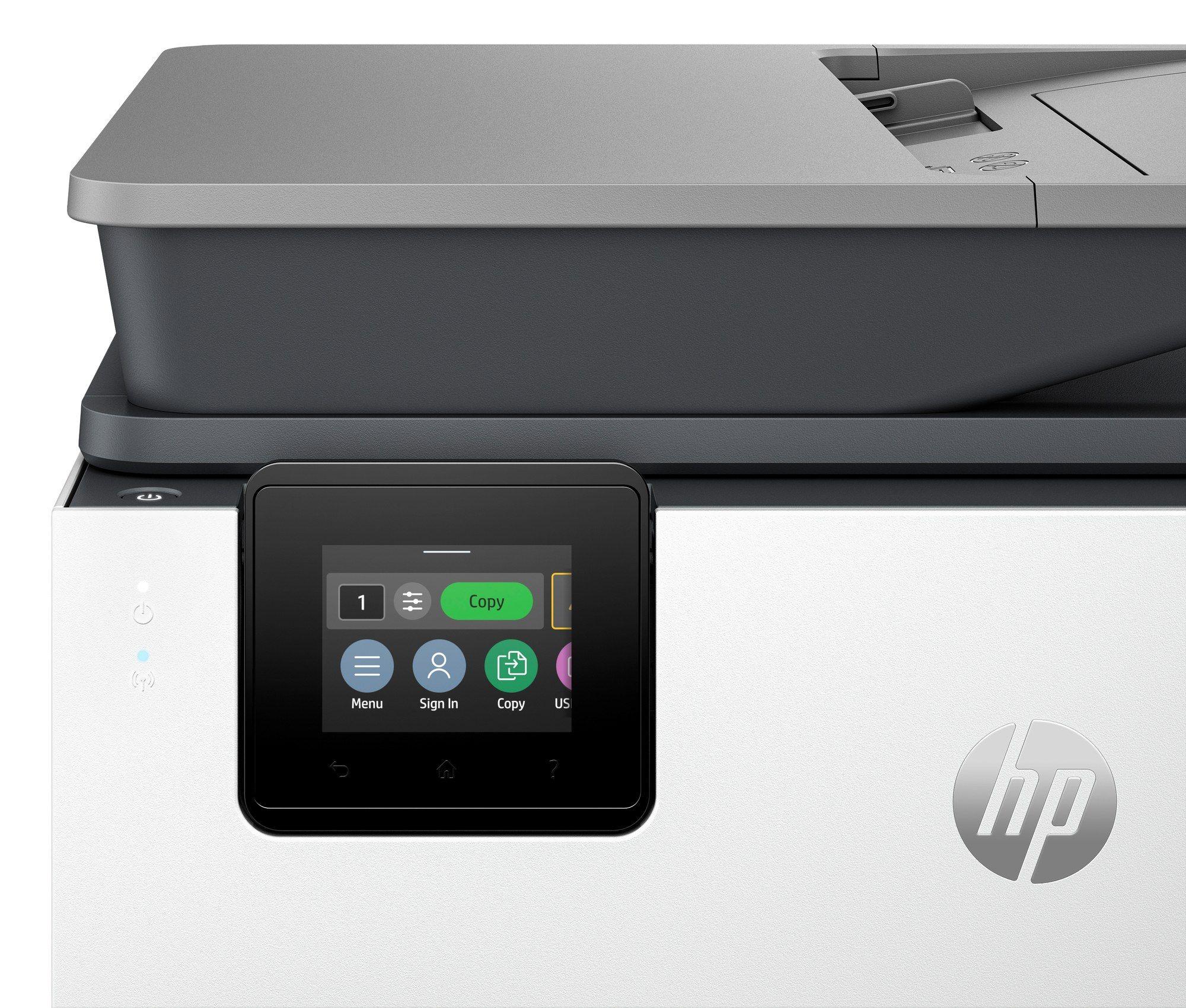 Impressora Multifunções HP OfficeJet Pro 9120b (A4 - Impressão a cores - 250 folhas - Cinzento) 4V2N0B — miniatura 3