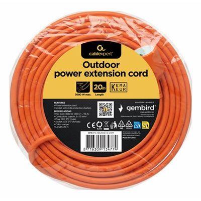 Extensão Elétrica GEMBIRD PC-186XOD-O-20M (20 m - Laranja), miniatura 4
