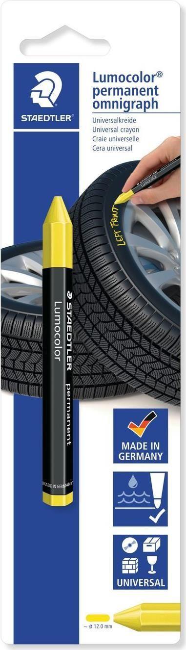 Giz de Marcação para Pneus STAEDTLER Lumocolor 236-1 BK-1 (Hexagonal)