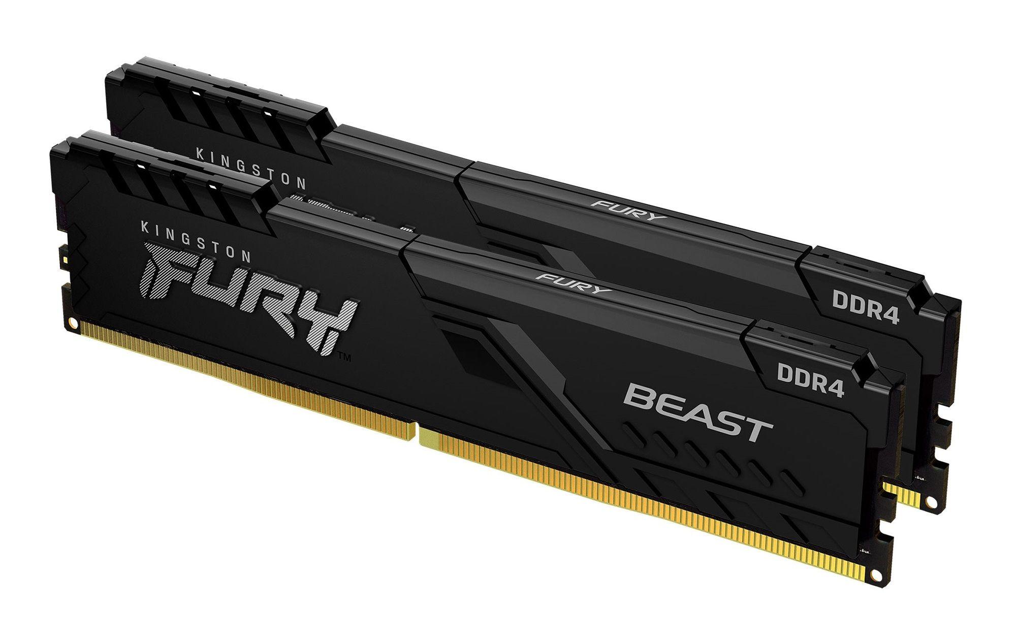 Memória RAM KINGSTON FURY Beast KF436C18BBK2/32 (3600 MHz - 32 GB - DIMM)