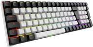 Teclado SHARKOON SKILLER SGK50 S2 PBT (Alemão - Gateron Yellow - RF Wireless - Branco/Amarelo)