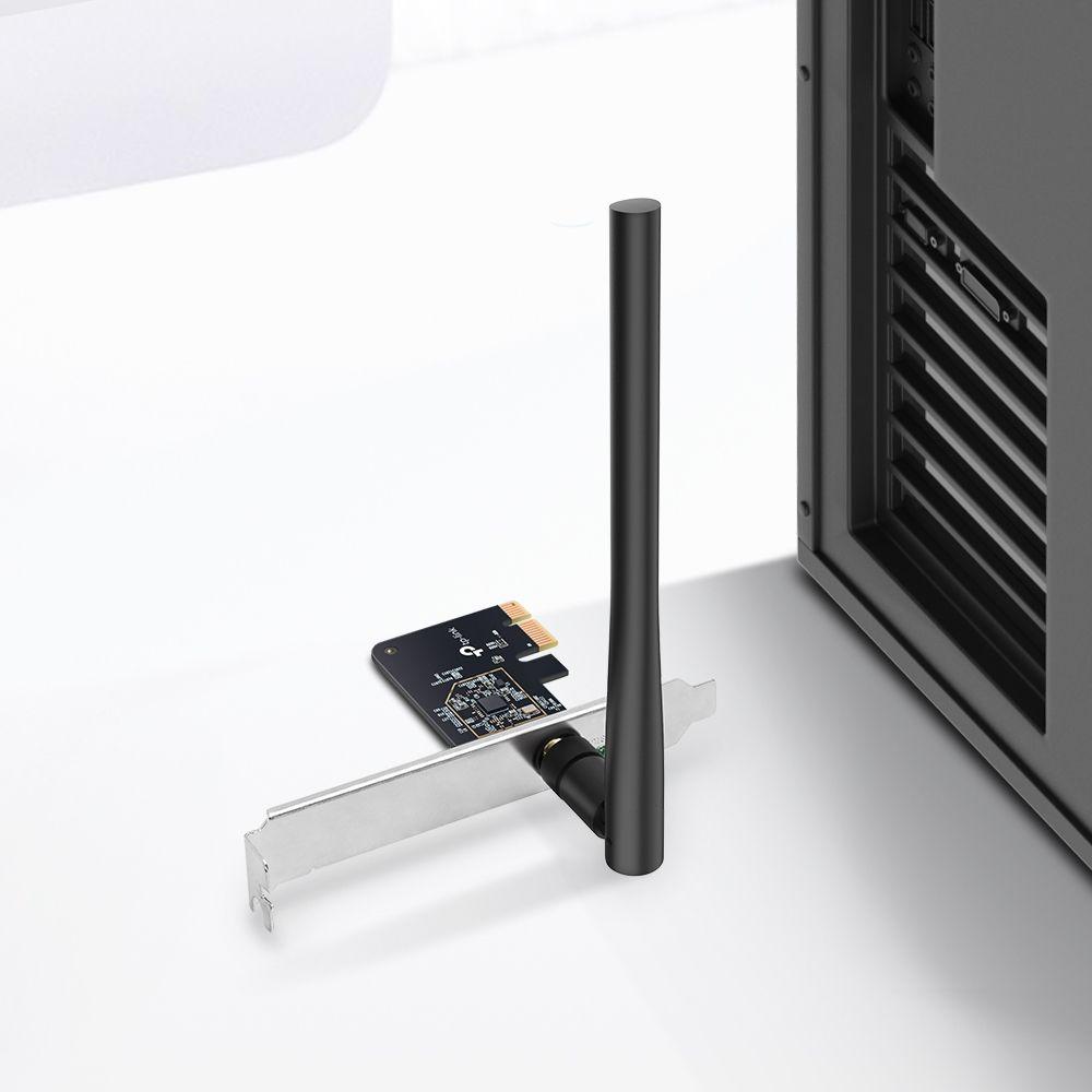 Placa de Rede PCIe TP-LINK Archer T2E (Wi-Fi 5 - 433 Mbps - Dual-band - Preto e Prateado) — miniatura 2