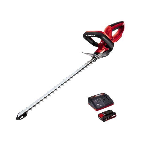 Corta-sebes a Bateria EINHELL GE-CH 1846 Li Kit (18 V - Lâmina 52 cm - Vermelho)