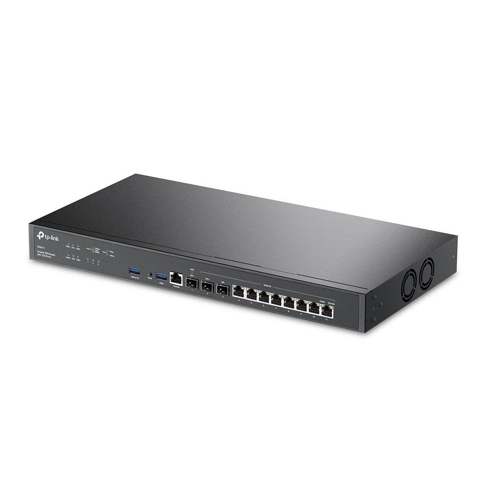 Router com Fios TP-LINK OMADA ER8411 (Gigabit Ethernet - 1000 Mbit/s - Preto) — miniatura 2
