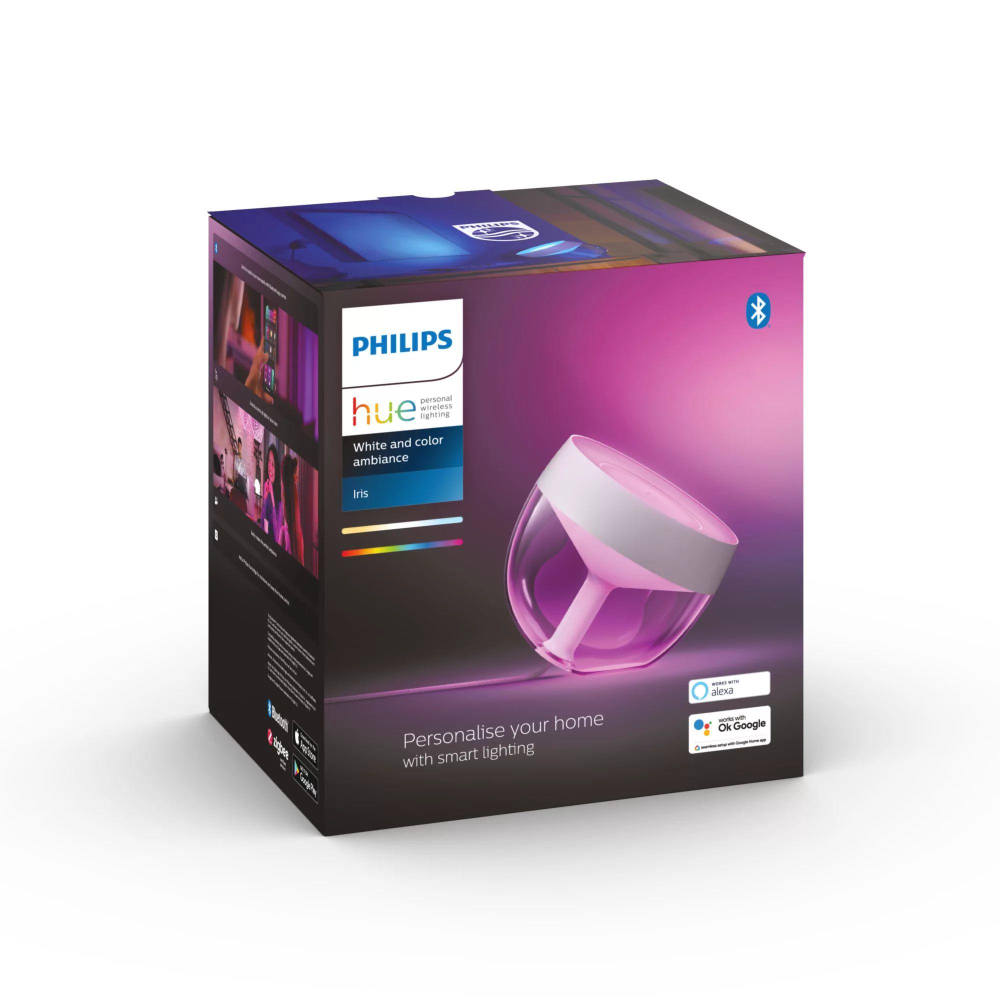Candeeiro de Mesa Inteligente PHILIPS Hue Iris Special Edition (Sintético - Branco) — miniatura 5