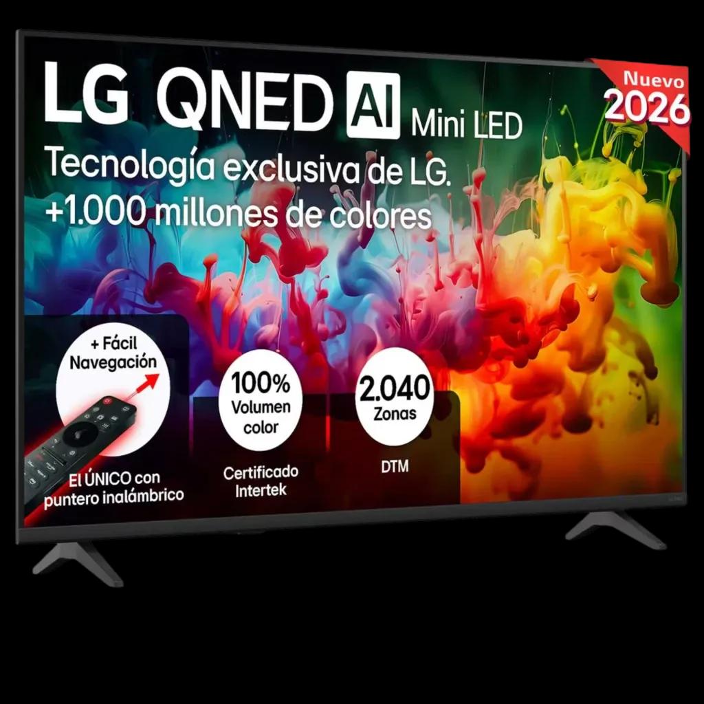 TV LG 43QNED70B6C (43" - QNED MiniLED - 4K Ultra HD - Preto), miniatura 3