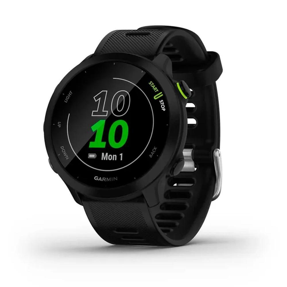Smartwatch GARMIN Forerunner 55 (MIP - 5 ATM - Silicone - Preto)