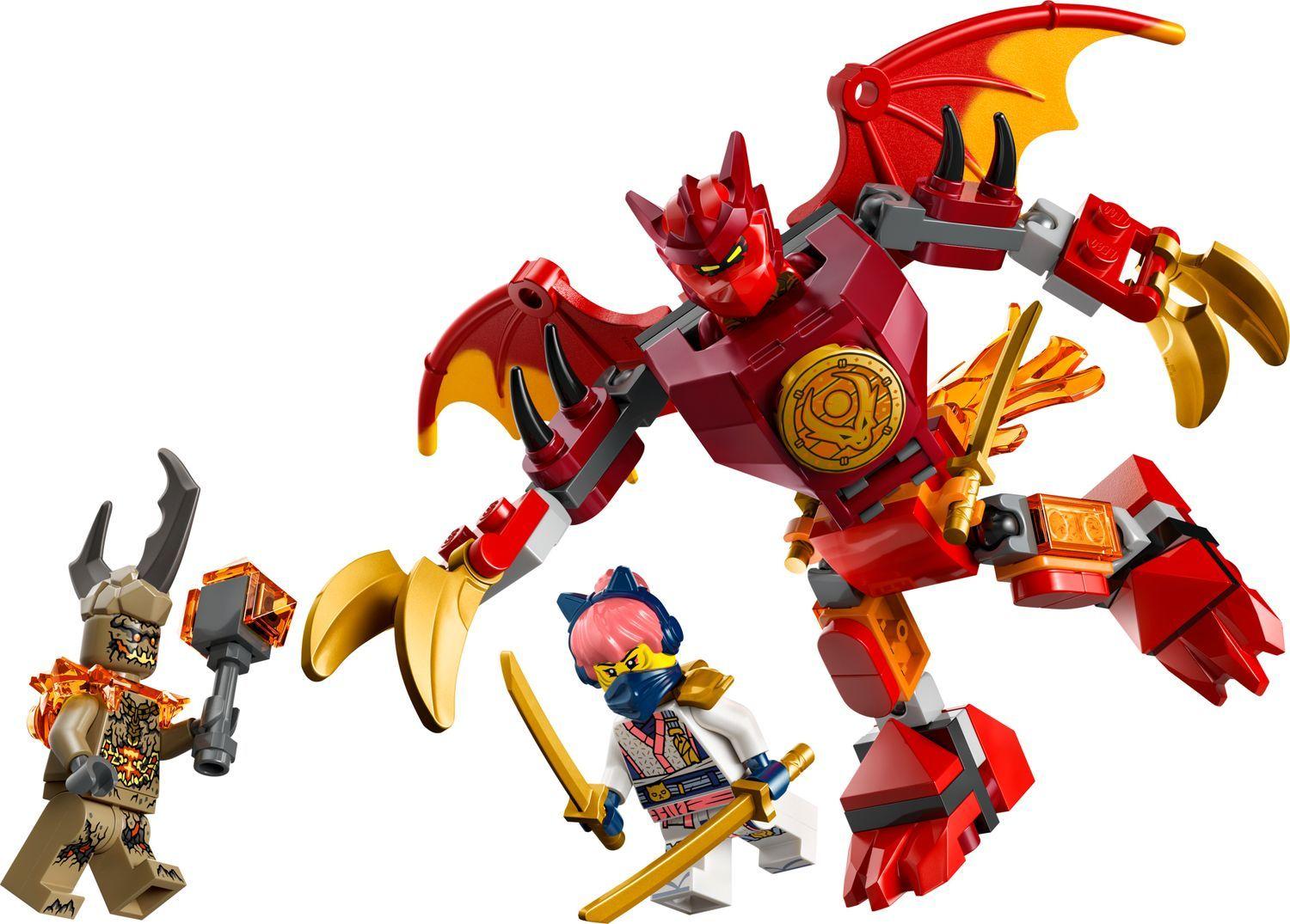 LEGO 71851 Ninjago Pack de Batalha do Robô Dragão do Kai (6+ anos - 85 peças)