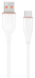 Cabo USB GEMBIRD CC-USB2S-AMCM-1.5M-W (1,5 m - USB Tipo-C - USB Tipo-A - Branco)