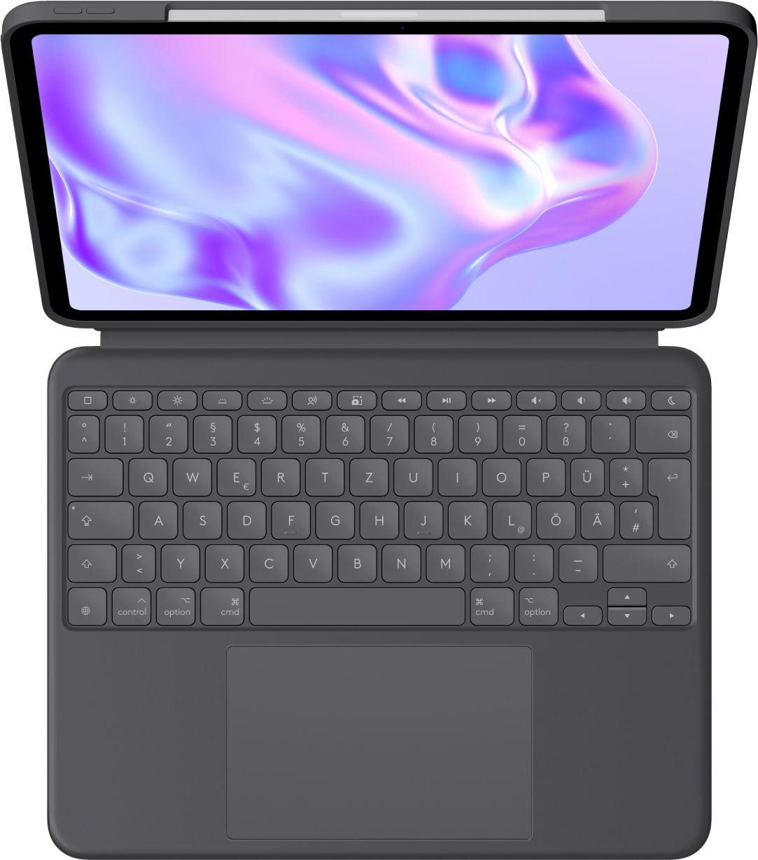 Teclado LOGITECH Combo Touch (Alemão - Tesoura - Mini - Grafite) — miniatura 2