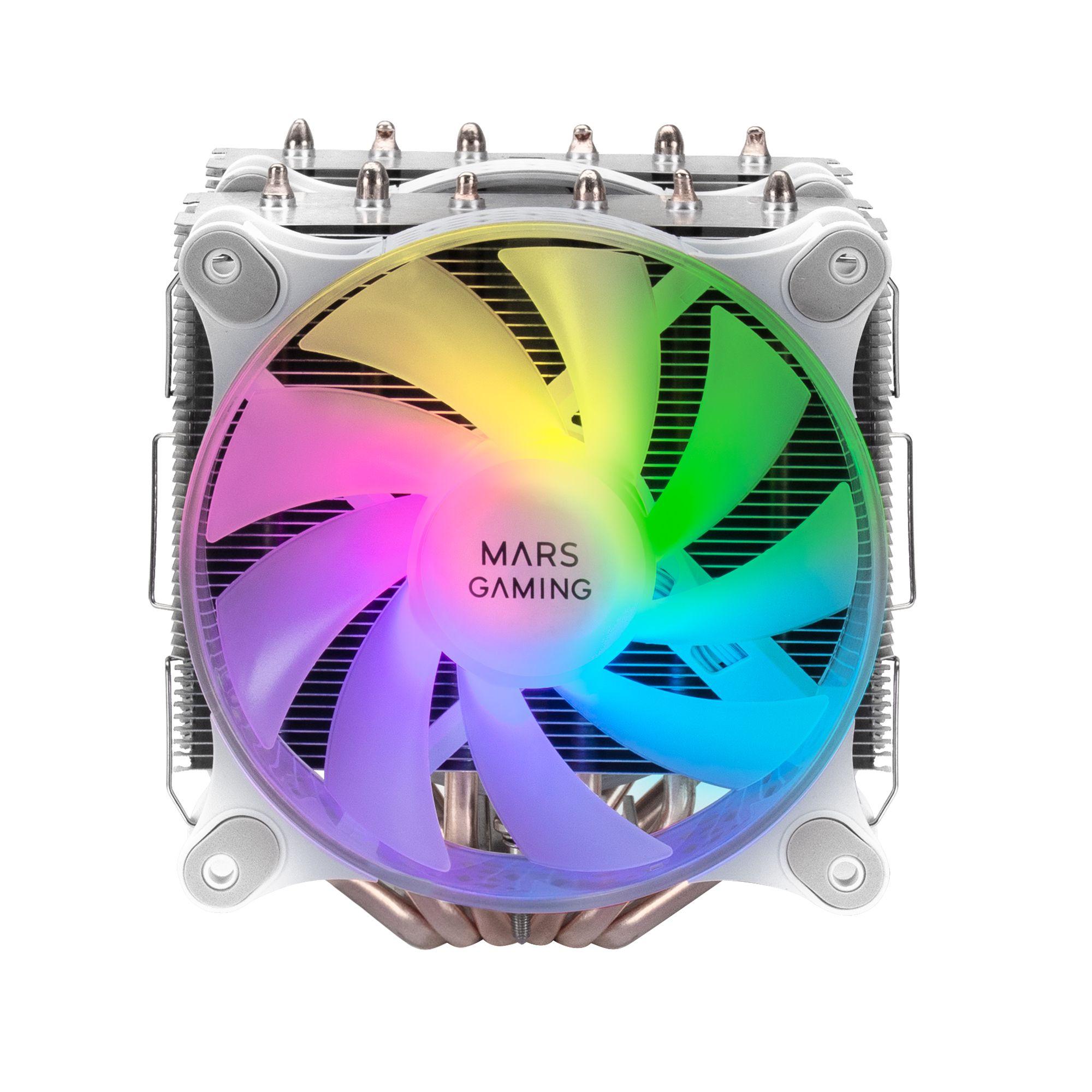 Dissipador de CPU MARS GAMING MCPUXTW (120 mm - 1600 RPM - 4-pin - Branco), miniatura 3