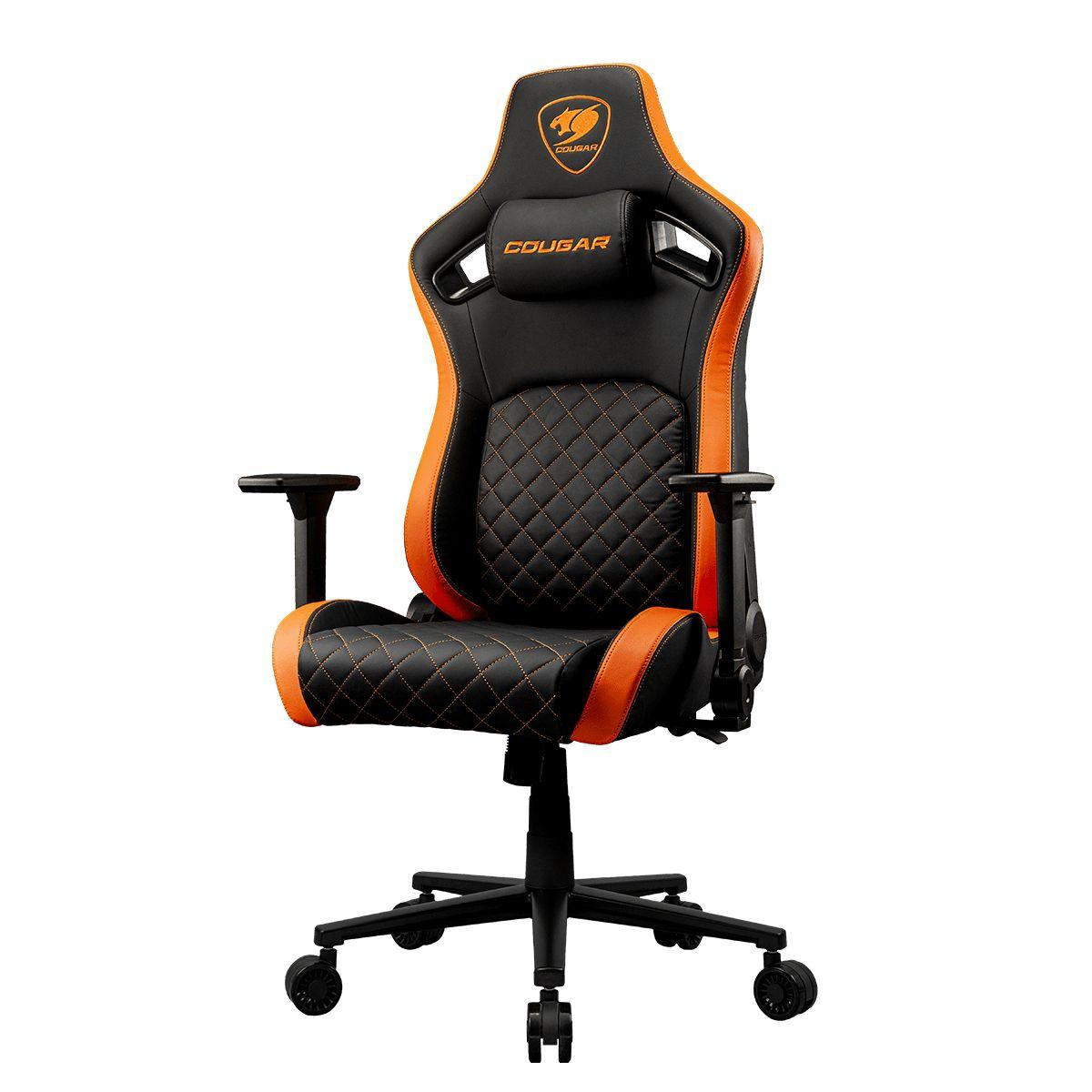 Cadeira Gaming COUGAR Defensor (120 kg - 136,5 cm - 4D - Preto/Laranja), miniatura 3