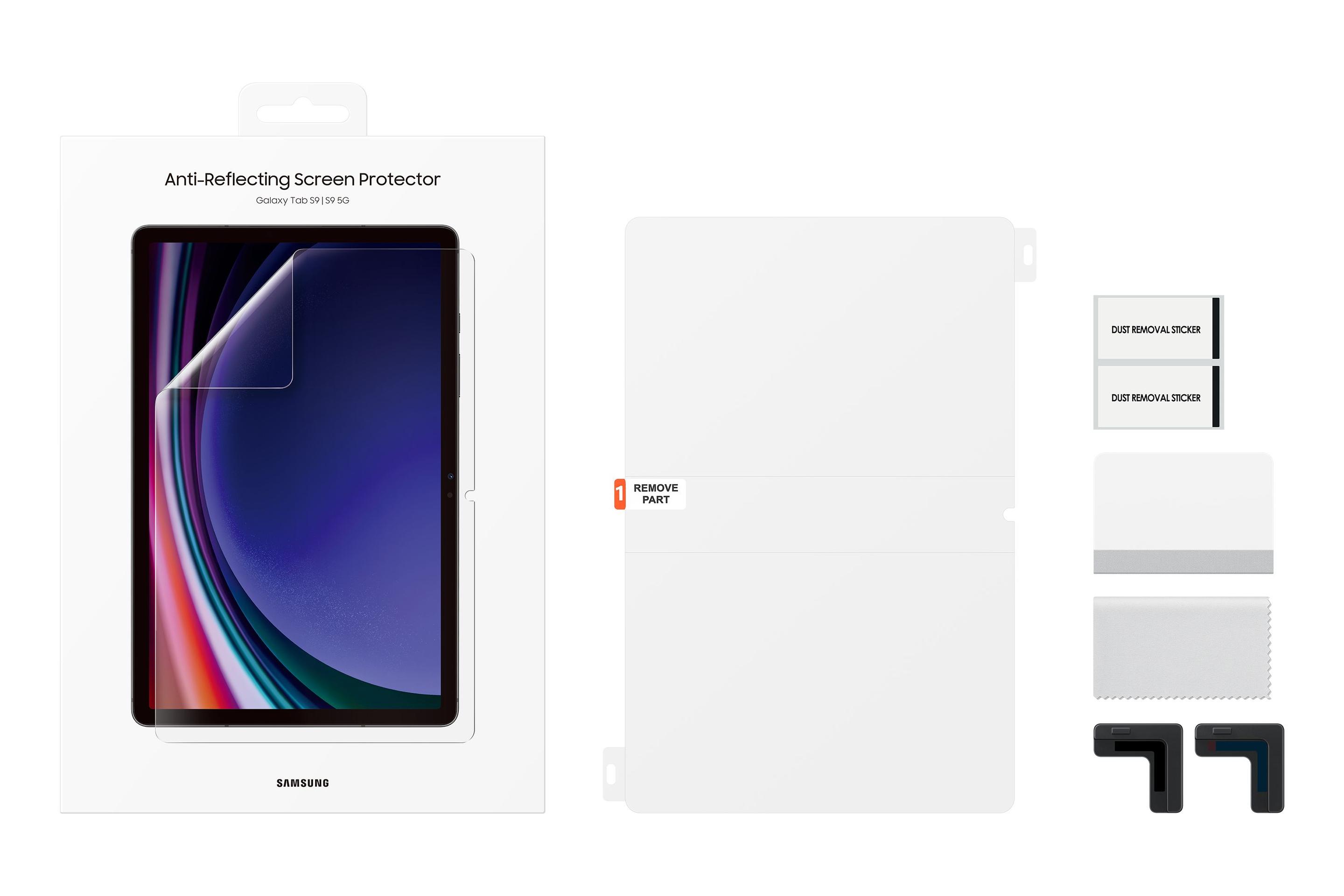 Película de Proteção Anti-Reflexo SAMSUNG EF-UX710CTEGWW (11" - Transparente) — miniatura 3