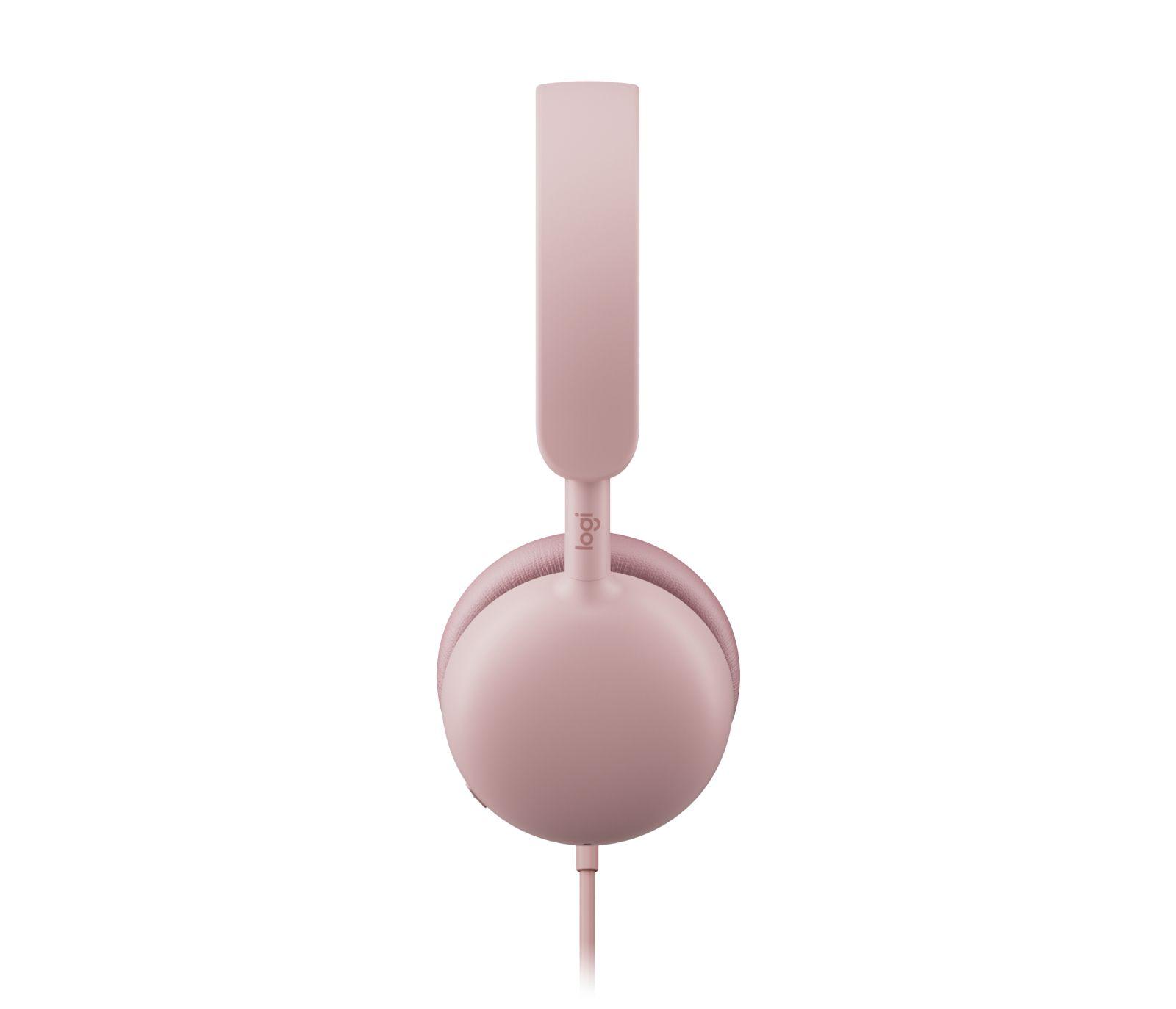 Headset LOGITECH Zone Wired 2 (Binaural - Com fios - Supra-aural - Rosa) — miniatura 4
