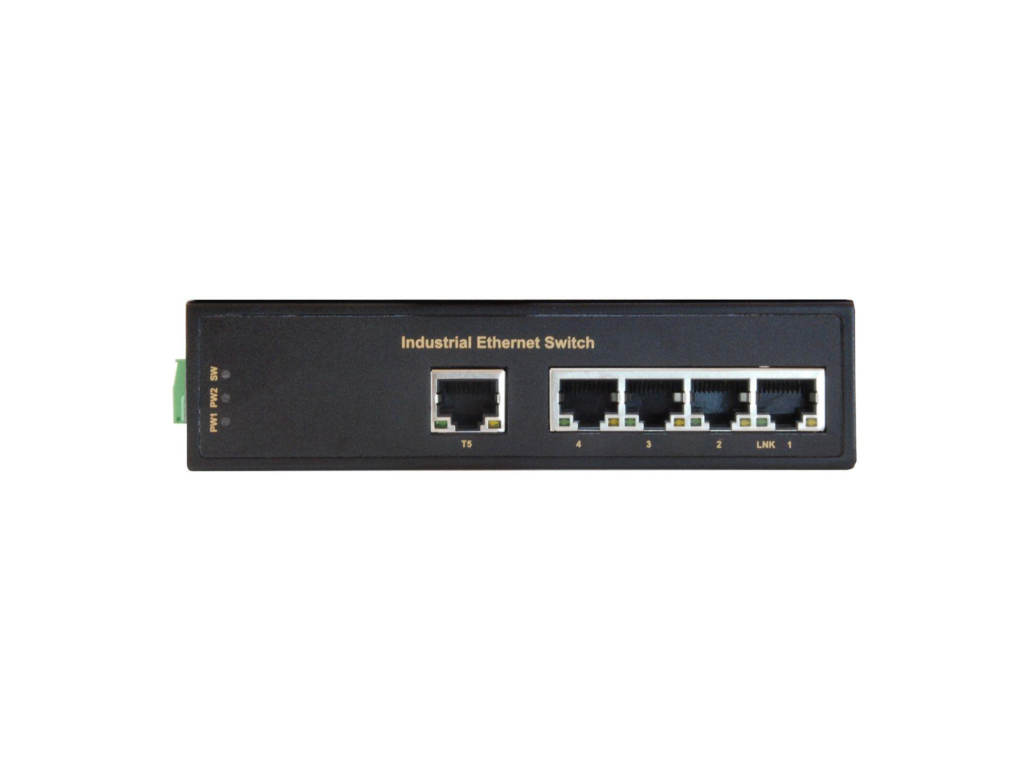 Switch de Rede Industrial LEVELONE IFS-0501 (RJ-45 - Fast Ethernet - 1 MB - Preto), miniatura 2