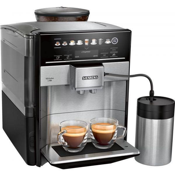 Máquina de Café Expresso Automática SIEMENS EQ.6 plus s700 (Grãos de café - 1500 W - 19 bar - Preto e Inox)