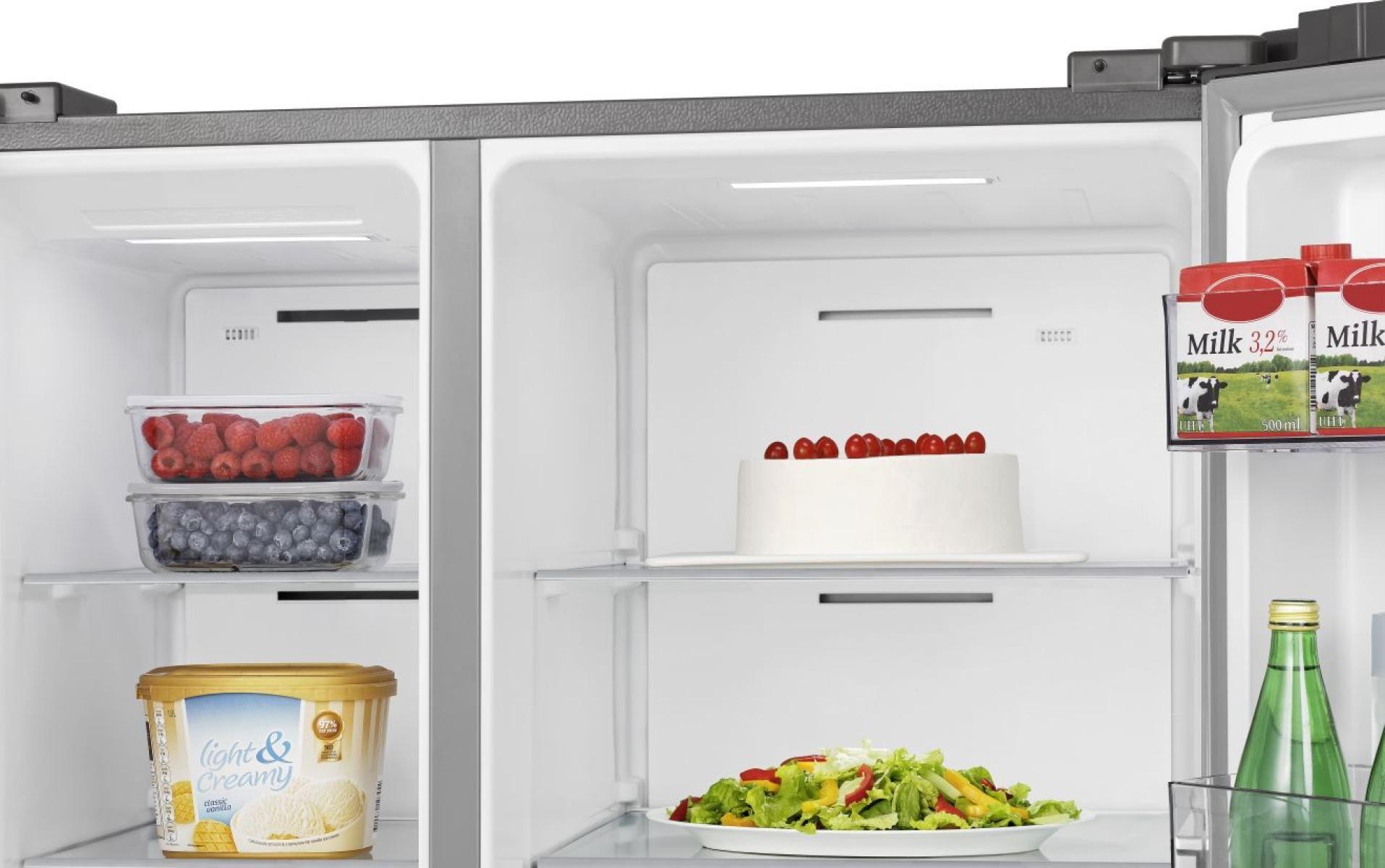 Frigorífico Americano Independente HISENSE RS818N4TIE1 (632 L - 179x91x73 cm - 91 cm - Cinzento Inox), miniatura 10