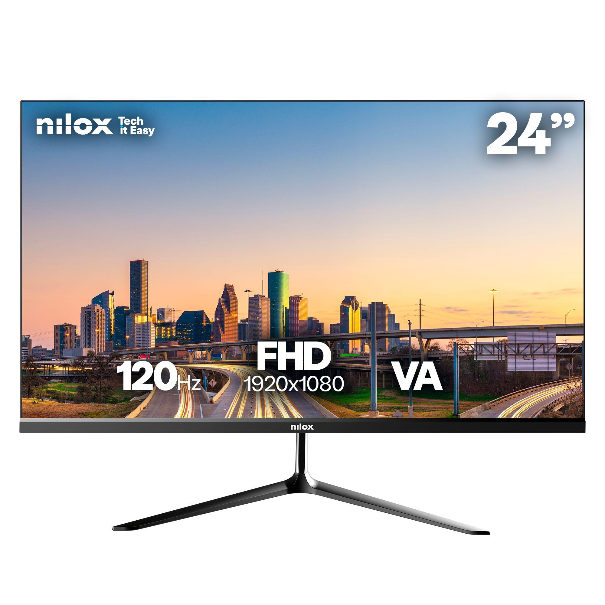 Monitor NILOX NXM24FHD1203 (23,8" - VA - 120 Hz - Preto)
