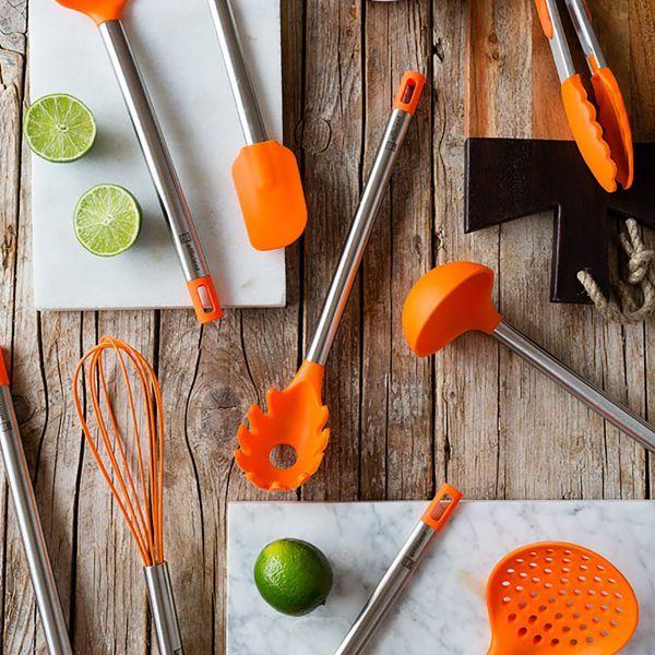Espátula de Cozinha BRA Efficient A195006 (Nailon, Silicona - Laranja) — miniatura 3
