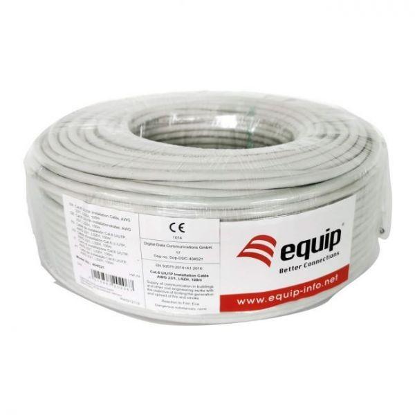 Bobine de Cabo de Rede EQUIP 401491 (100 m - Cat6A - Cinzento), miniatura 2