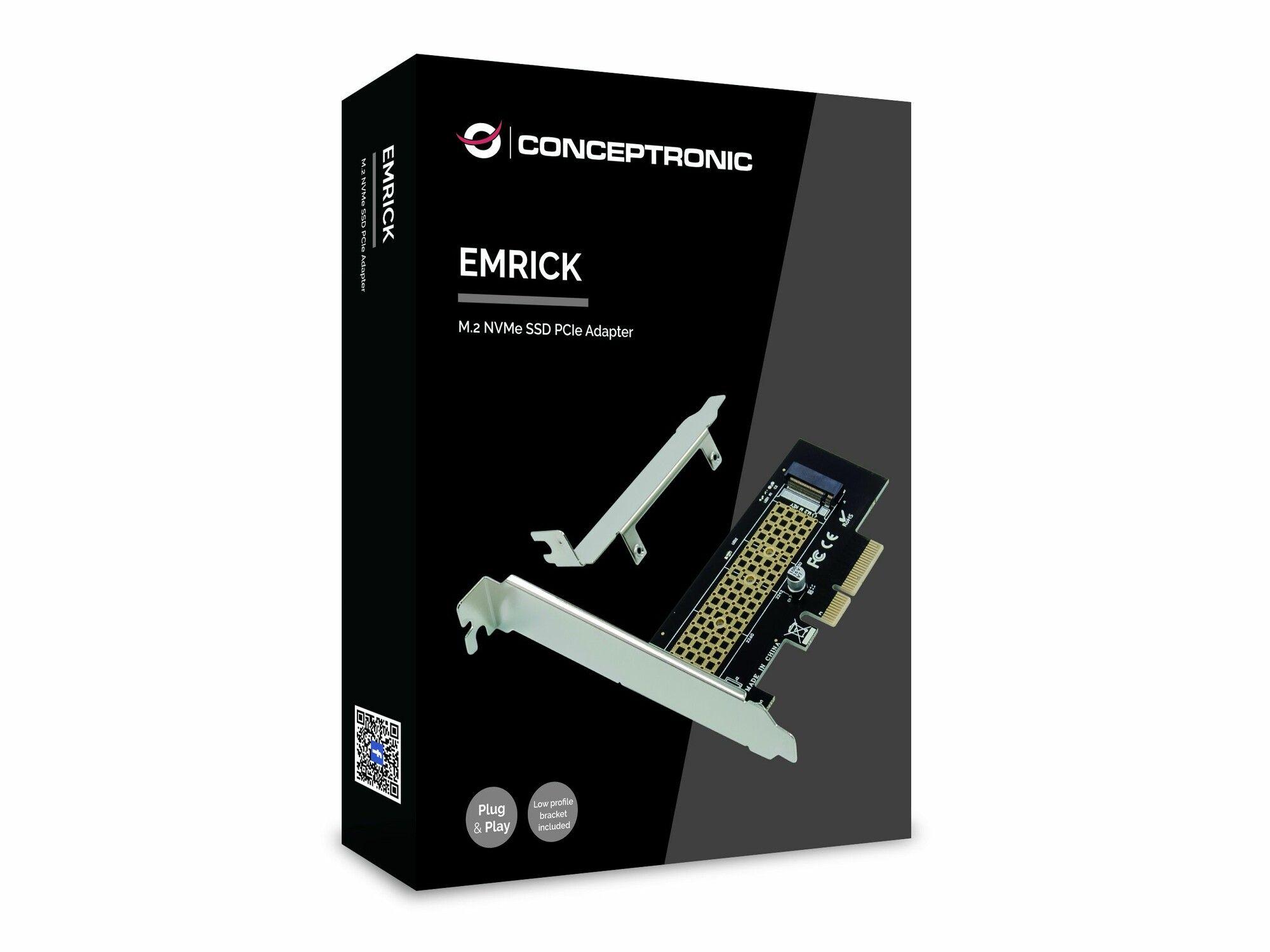 SSD CONCEPTRONIC EMRICK05B (PCIe - Preto e aço inoxidável) — miniatura 4