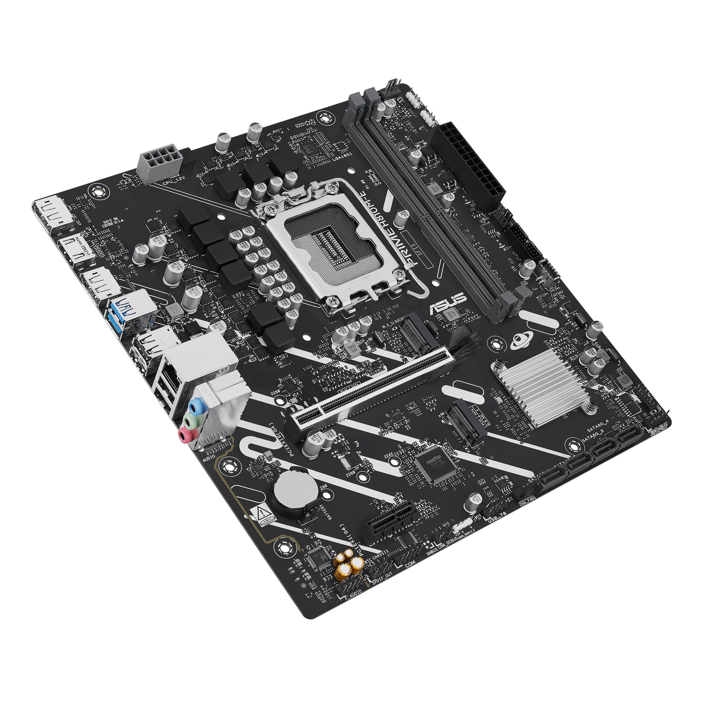 Motherboard ASUS PRIME H810M-E-CSM (LGA 1851 (Socket V1) - Intel Core Ultra - micro ATX) — miniatura 6