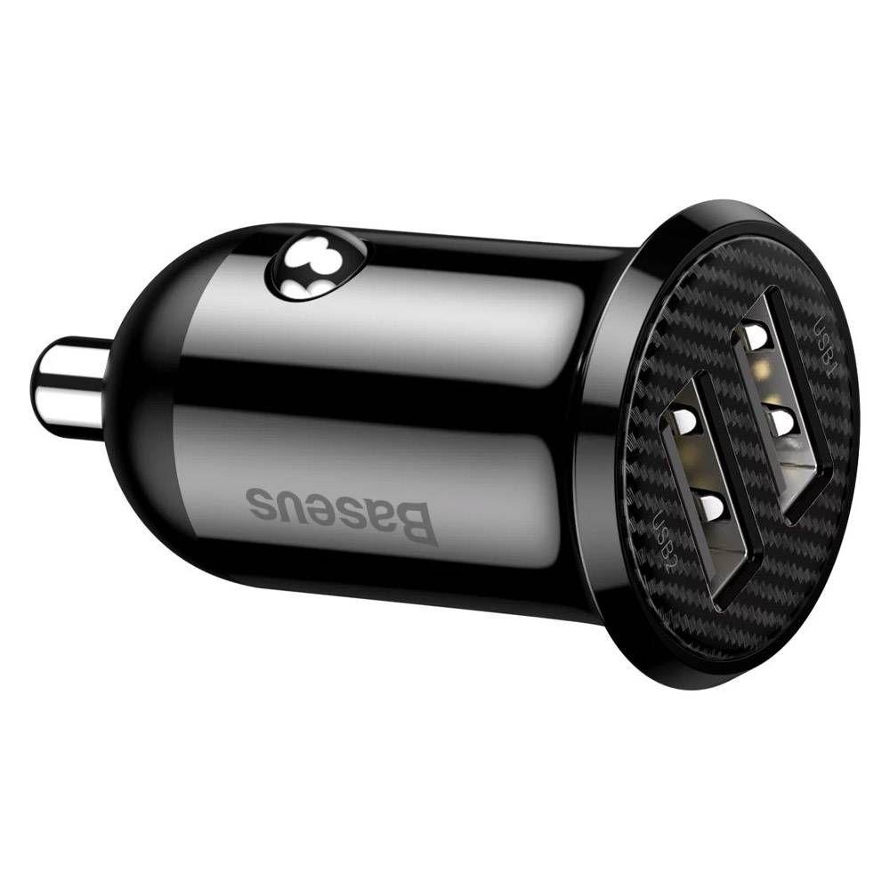 Carregador de Isqueiro BASEUS Grain Pro CCALLP-01 (24 W - Preto) — miniatura 4