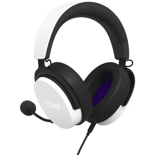Headset Gaming NZXT Relay DTS Headphone:X (Binaural - Com fios - Circum-aural - Branco)
