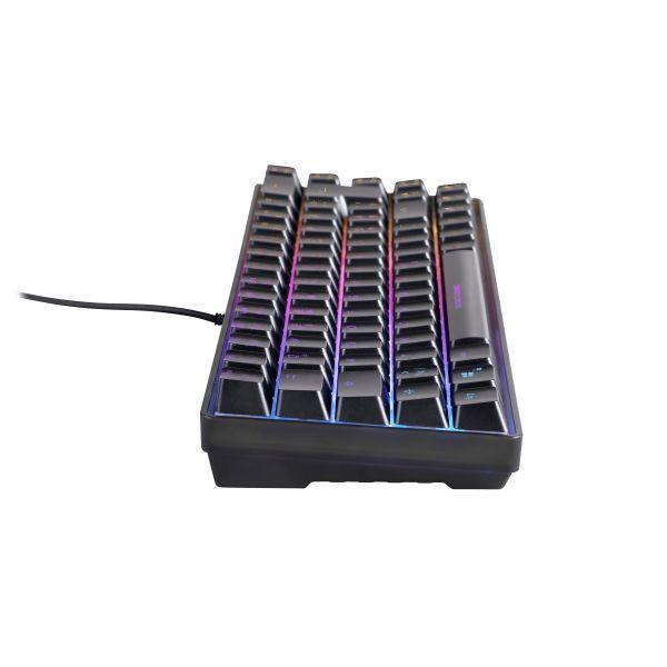 Teclado DELTACO DK240 (DE - Membrana - 60% - Preto) — miniatura 3