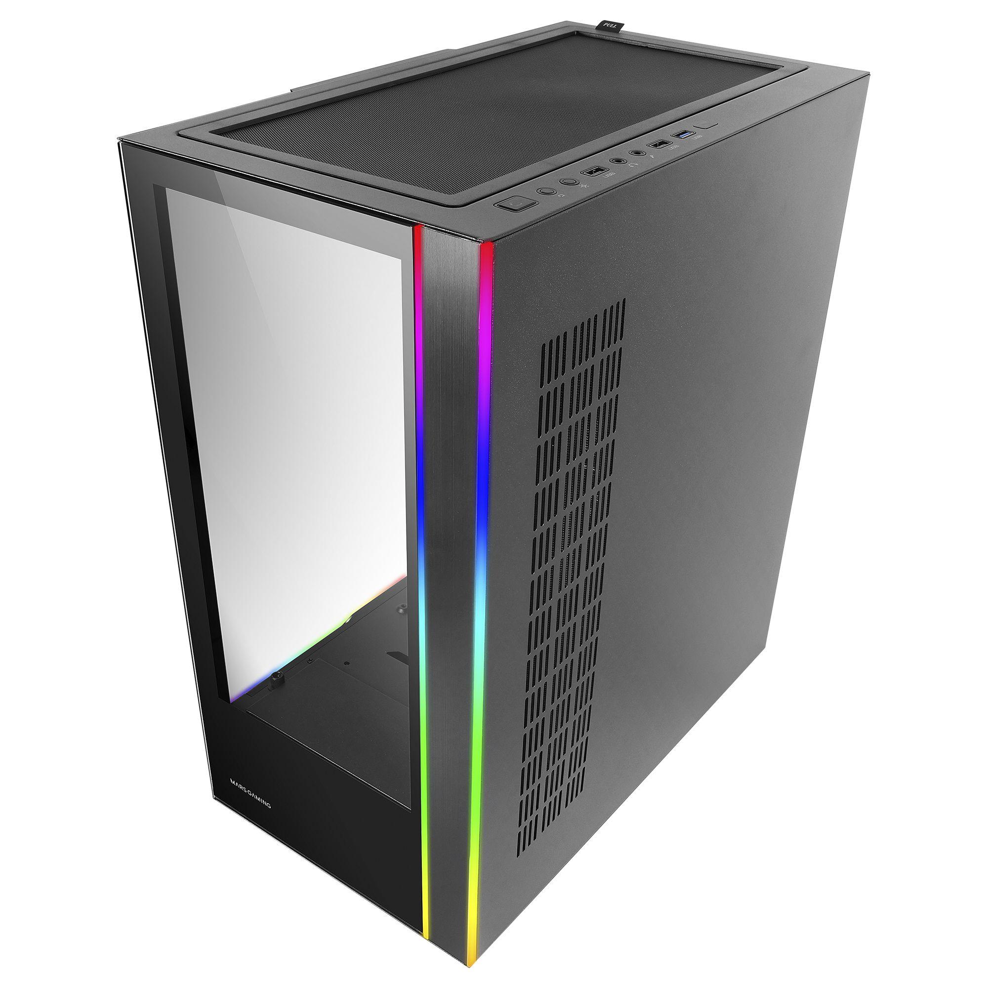 Caixa de Computador MARS GAMING MC-ULT (Torre - 18,5 cm - 39 cm - Preto) — miniatura 4