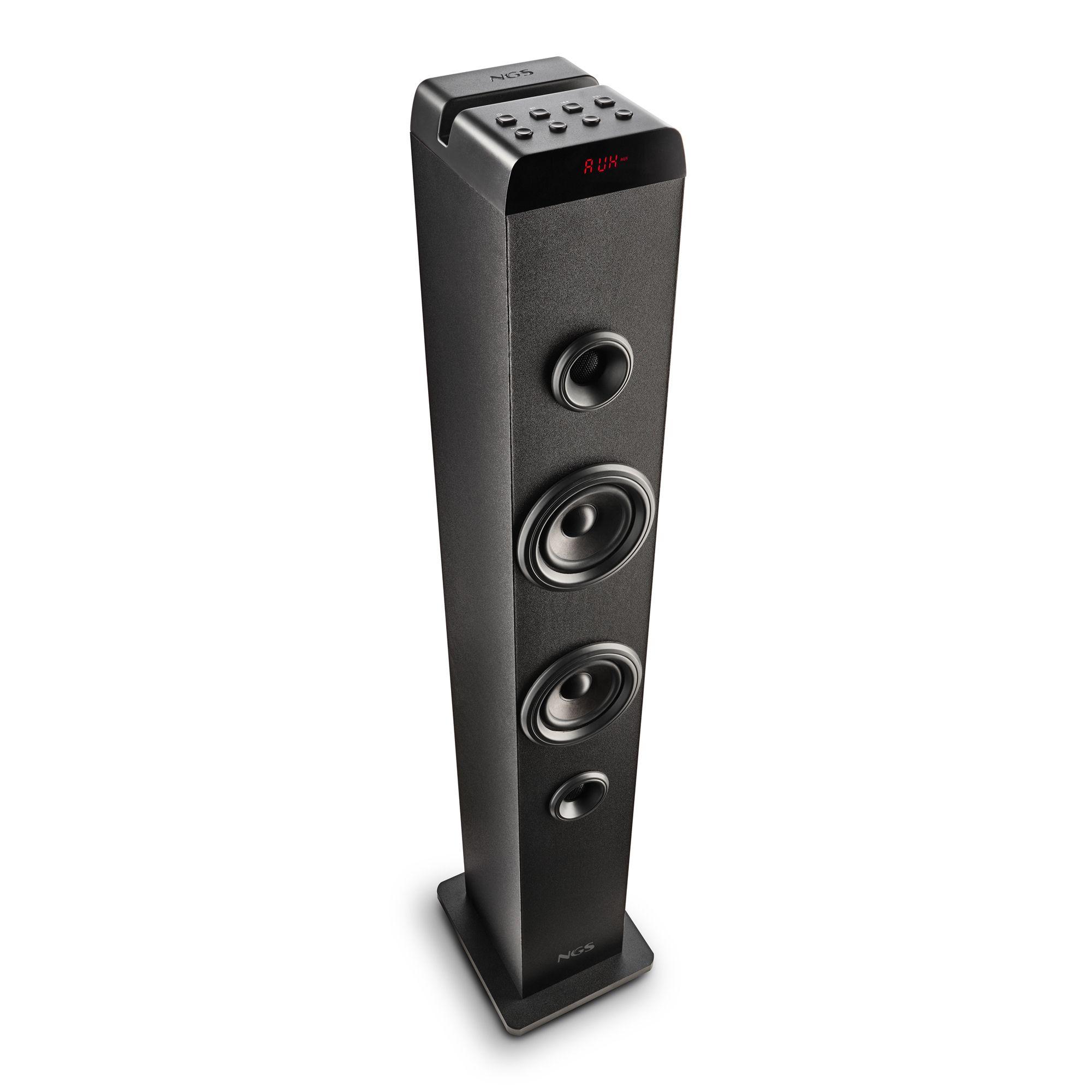 Coluna Torre NGS Sky Charm Pro (40 W - Com fios e sem fios - Preto) — miniatura 4