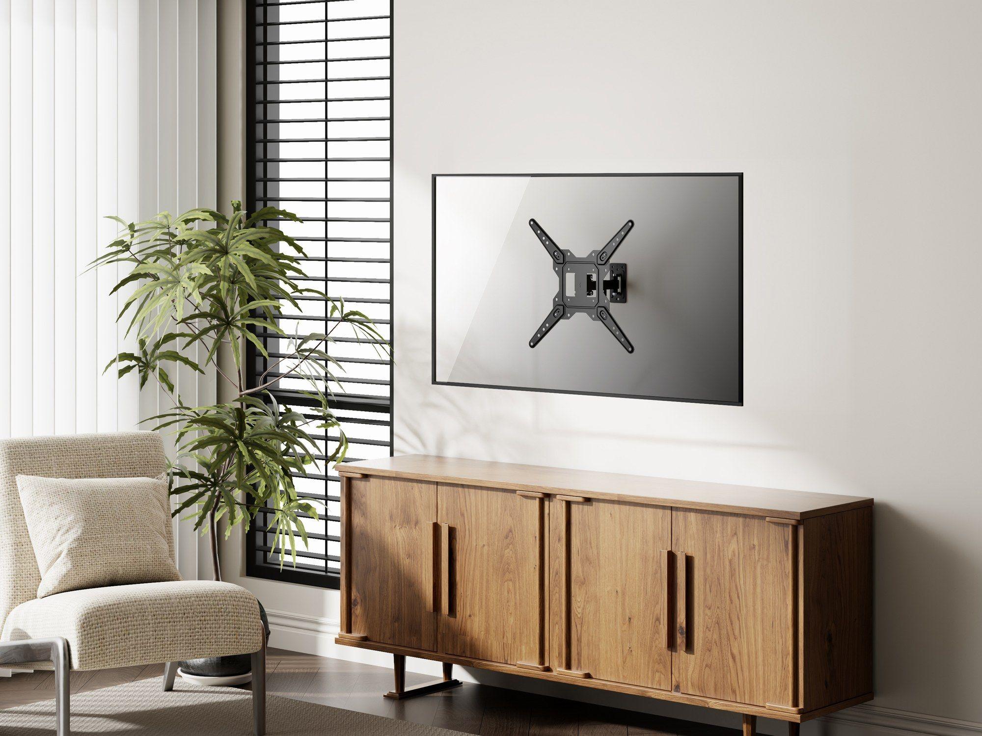 Suporte de Parede para TV EQUIP 650412 (23″–55″ - VESA até 400 x 400 mm - Preto), miniatura 8