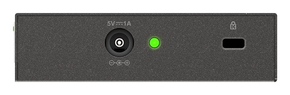 Switch D-LINK DGS-105/E (Gigabit Ethernet - 10/100/1000 Mbps - 0,128 MB - Preto) — miniatura 3