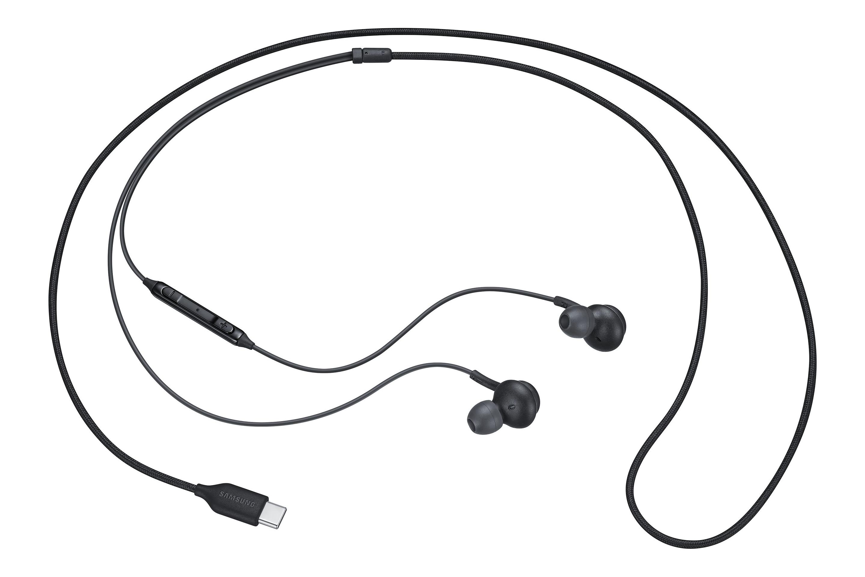 Auscultadores SAMSUNG EO-IC100BBEGEU (Binaural - Com fios - Intra-aural - Preto)