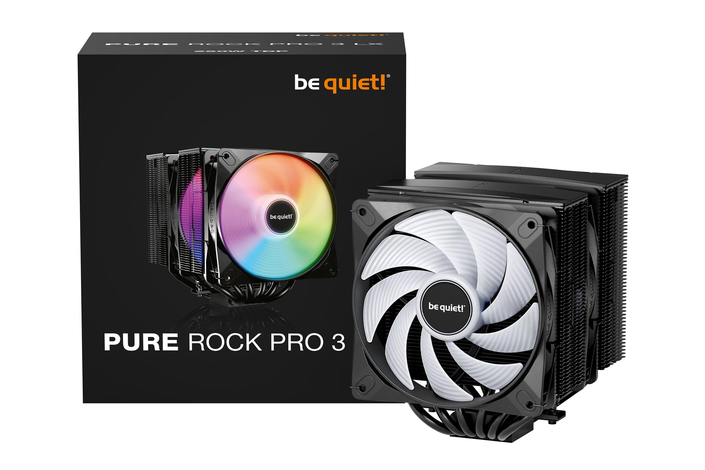 Dissipador de CPU BE QUIET! Pure Rock Pro 3 LX (120 mm - 2 ventoinhas - 2000 RPM - Preto), miniatura 5