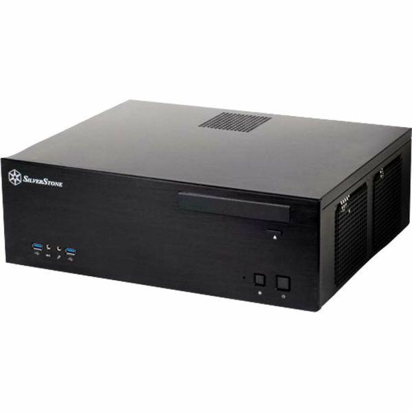 Caixa HTPC SILVERSTONE SST-GD04B USB 3.0 Grandia (DTX, Micro ATX, Mini-ITX - HTPC - Alumínio, SECC - Preto)
