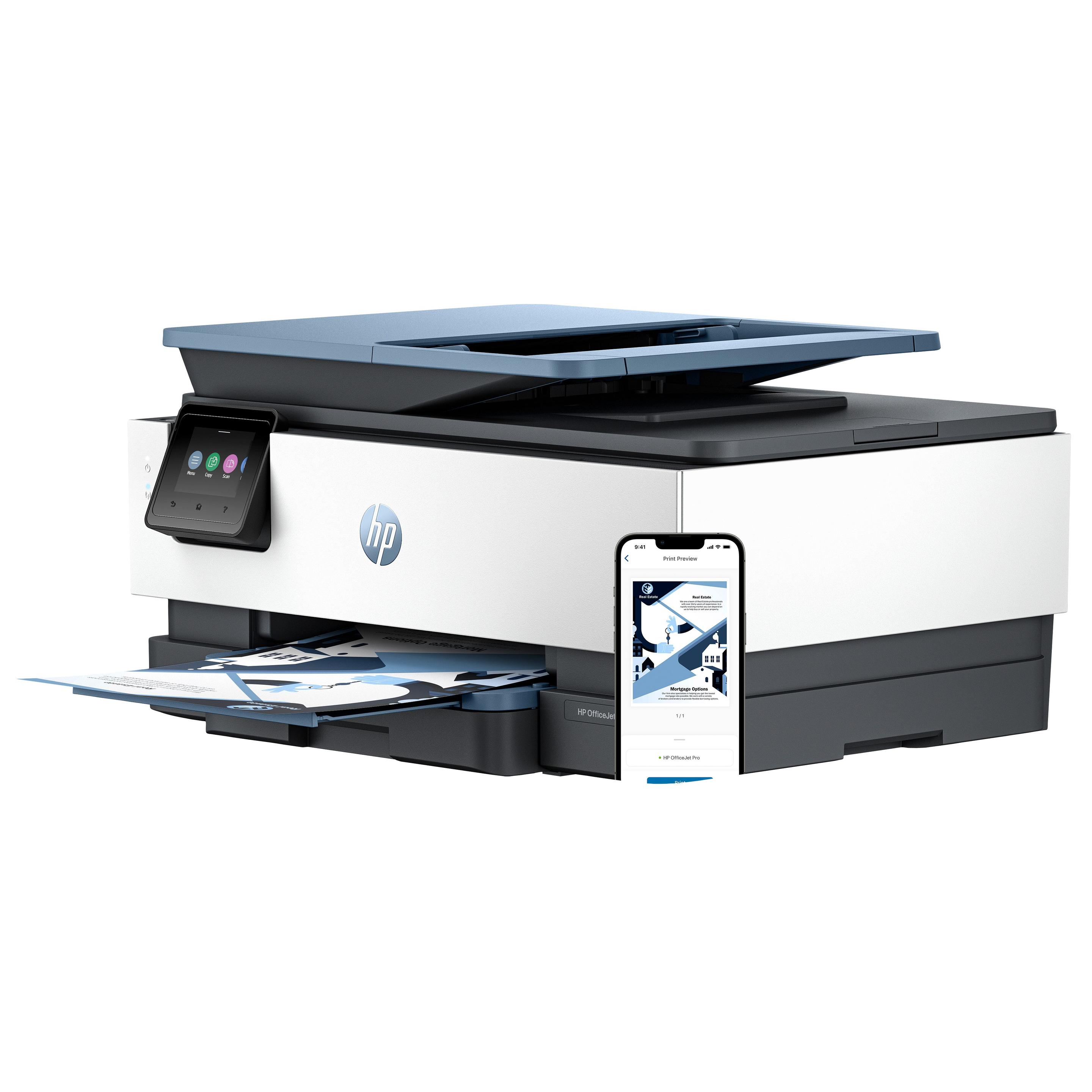 Impressora Multifunções Jato de Tinta HP OfficeJet Pro 8125e (A4 - Impressão a cores - 225 folhas - Azul) — miniatura 13