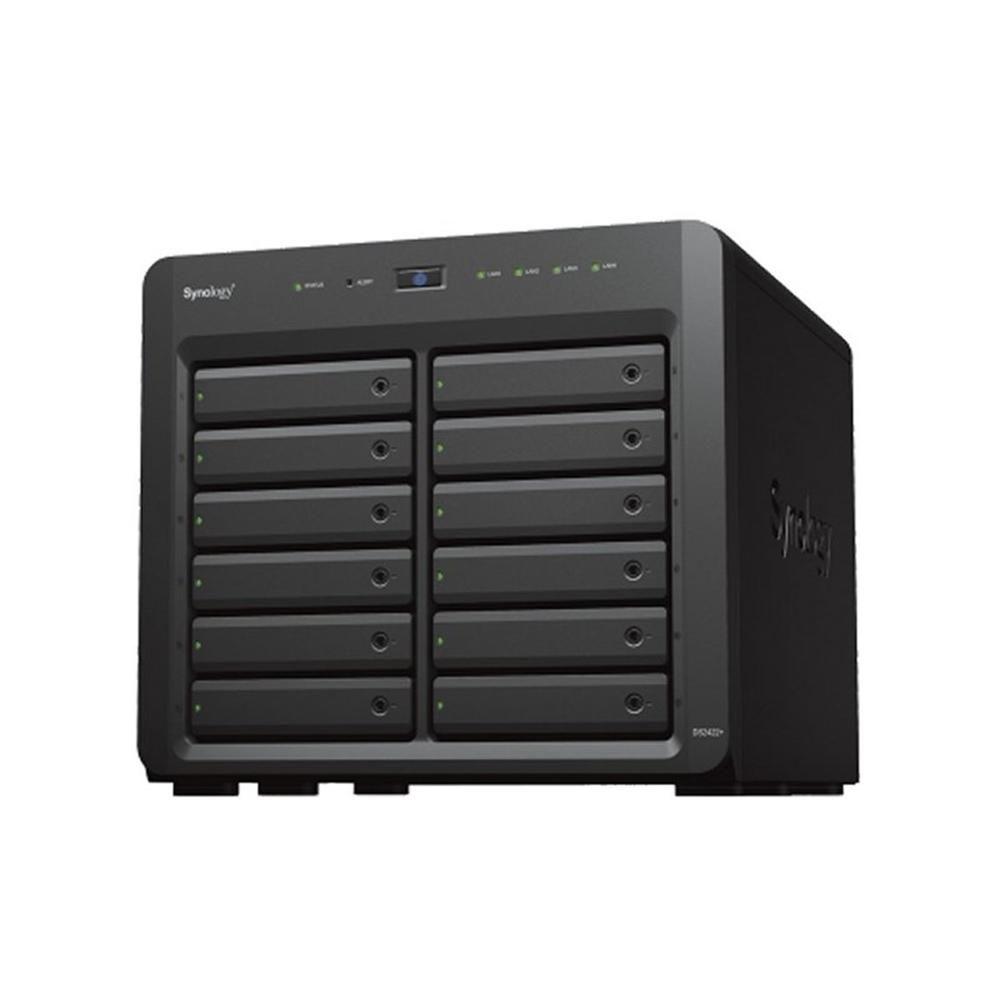 NAS SYNOLOGY DiskStation DS2422+ (4 GB - 12 baias - Preto)
