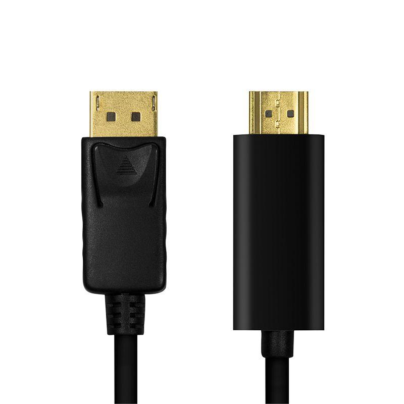 Cabo DisplayPort para HDMI LOGILINK CV0127 (2 m - HDMI Type A - Preto) — miniatura 2