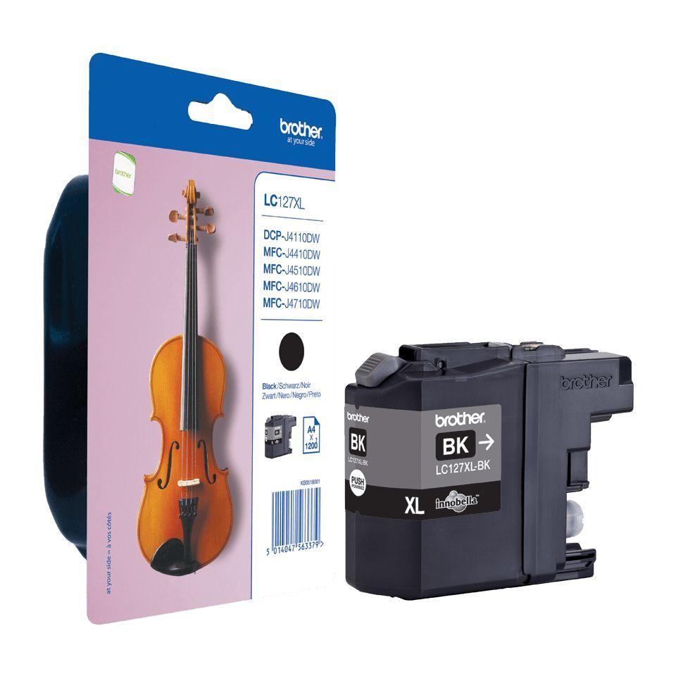 Tinteiro BROTHER LC-127XLBK (1200 páginas - Preto) — miniatura 2