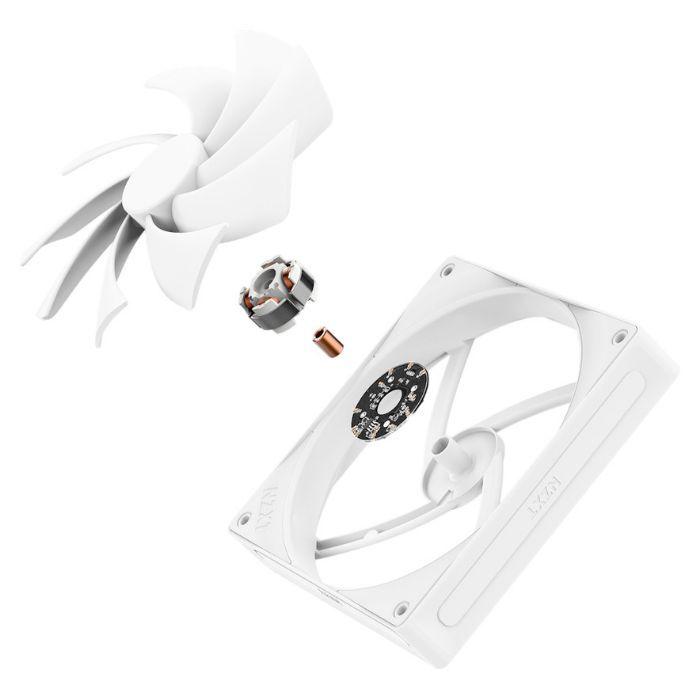 Ventoinha para Caixa de PC NZXT F140Q Quiet Airflow PWM (Plástico e borracha - RGB - 3,84 W - Branca), miniatura 5