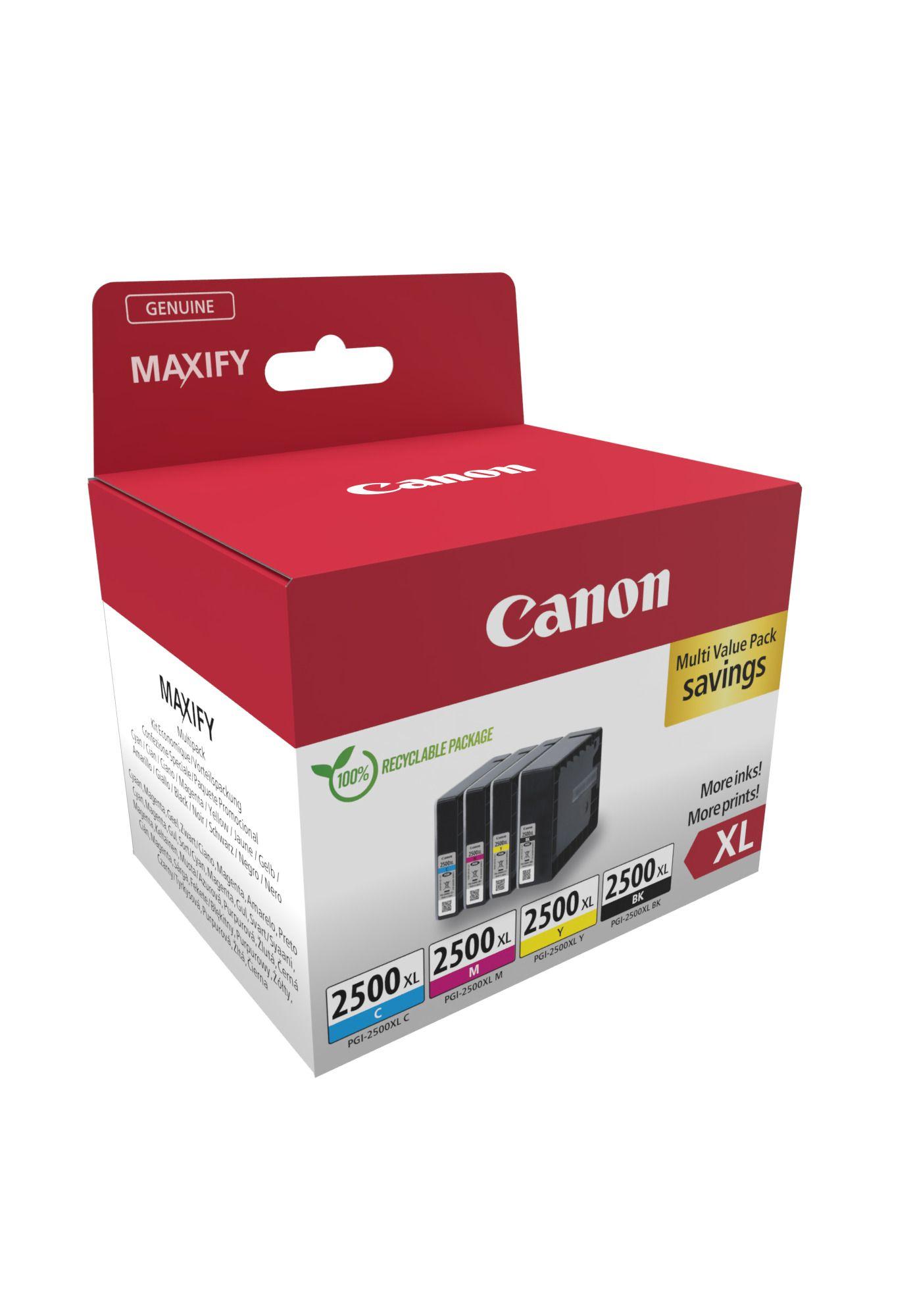 Multipack de Tinteiros CANON PGI-2500XL (Preto, Ciano, Magenta e Amarelo), miniatura 2