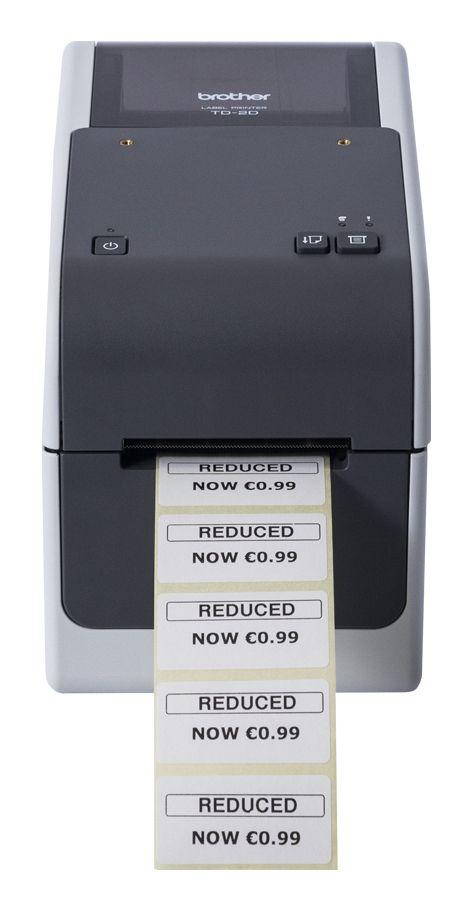 Impressora Térmica de Etiquetas e Talões BROTHER TD-2320D203 (AC, USB - Windows 10, Windows 11 - Com fios - Preto e Cinzento), miniatura 4