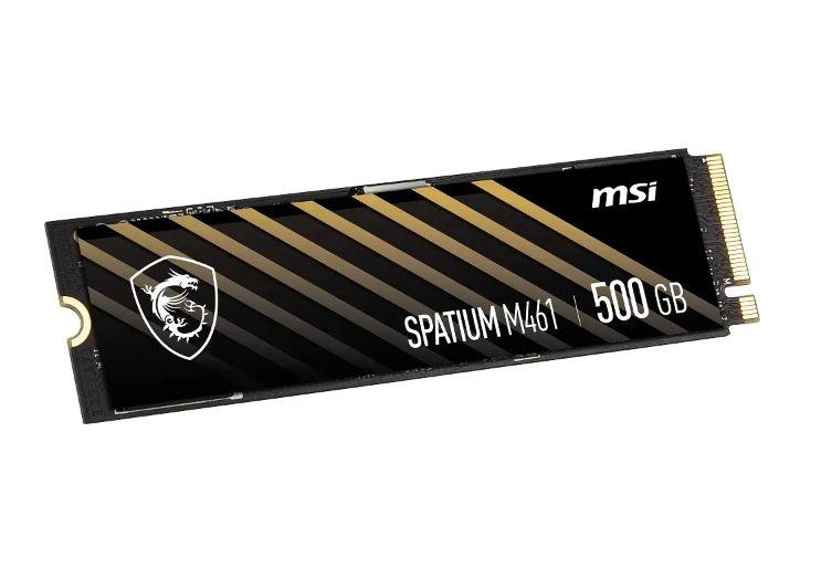 SSD MSI SPATIUM M461 (500 GB - M.2 2280 - PCIe 4.0 NVMe) — miniatura 3