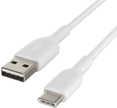 Cabo USB BELKIN CAB001bt3MWH (3 m - USB-C - USB-A - Branco), imagem 1