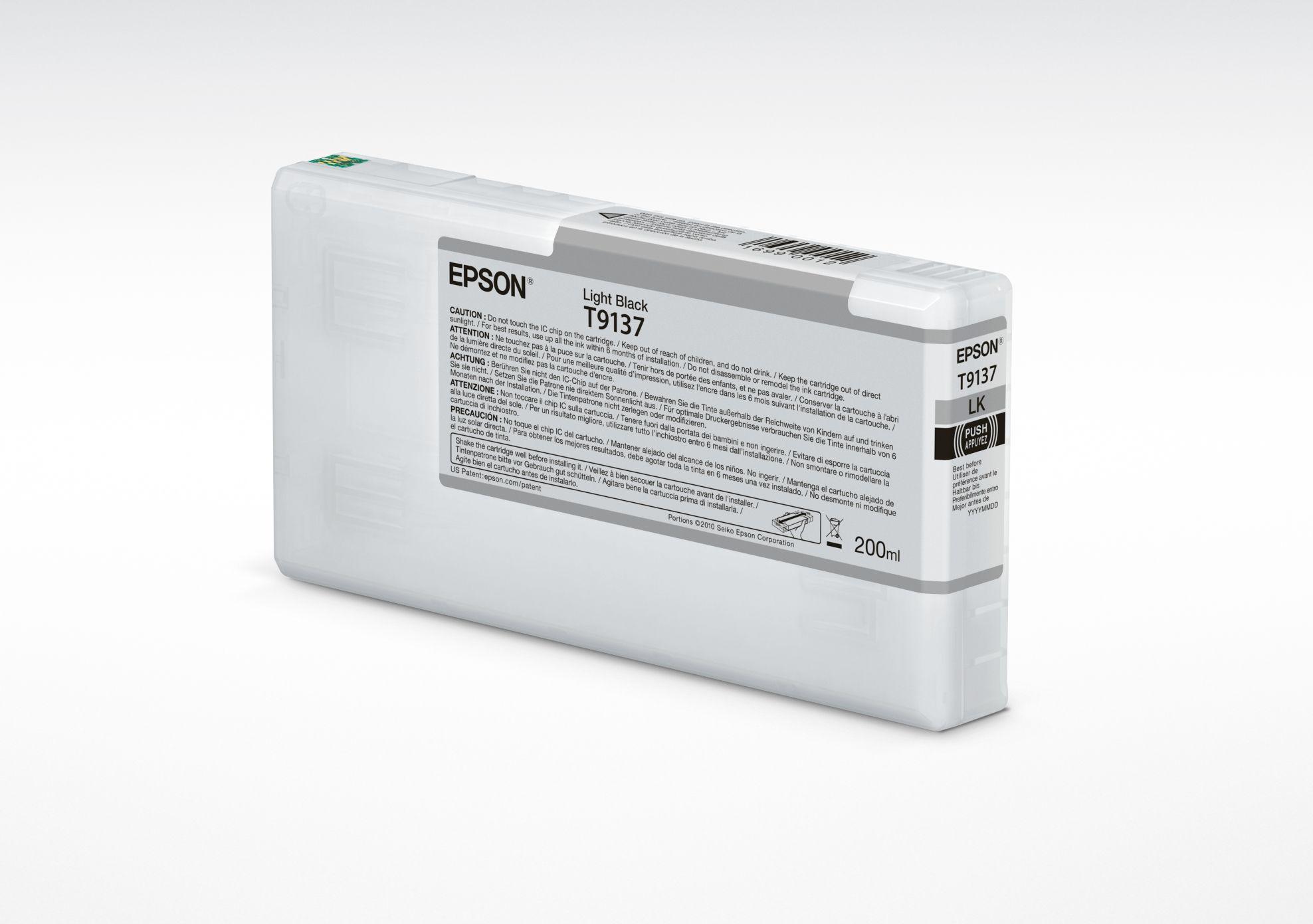 Tinteiro EPSON T9137 (Preto claro)