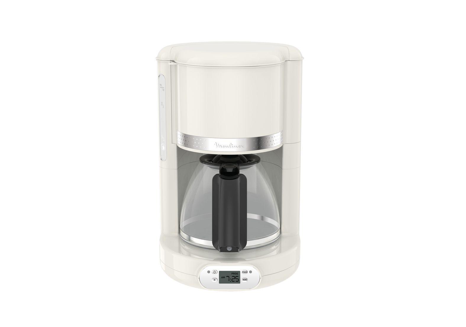 Máquina de Café de Filtro MOULINEX Soleil FG381A10 (Café moído - 1000 W - 1,25 l - Marfim), miniatura 2