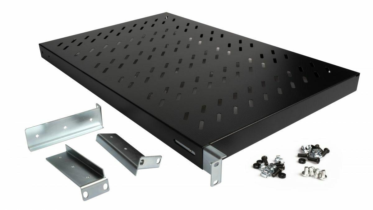 Prateleira para Rack EQUIP EZVS-19-1-10-B (19" - 1U - Carga até 100 kg - Preto) — miniatura 2